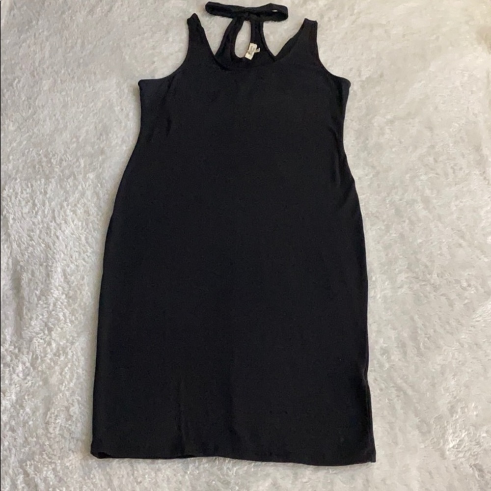 Fashion Nova Black Midi Dress